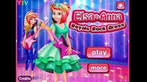 Elsa and Ana Rojals Rock Dress and Elsa Rock Style Dress up Game