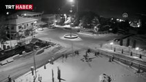 Erzincan'daki deprem anı güvenlik kameralarında