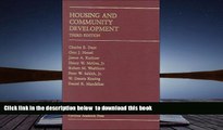 PDF [DOWNLOAD] Housing and Community Development: Cases and Materials (Carolina Academic Press