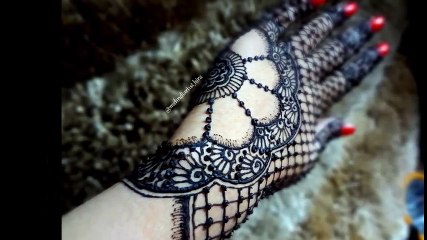 Mehndi design_DIY HENNA_BEST AND BEAUTIFUL stylish Glove mehndi design tutorial for eid, weddings