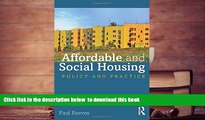 PDF [FREE] DOWNLOAD  Affordable and Social Housing: Policy and Practice [DOWNLOAD] ONLINE