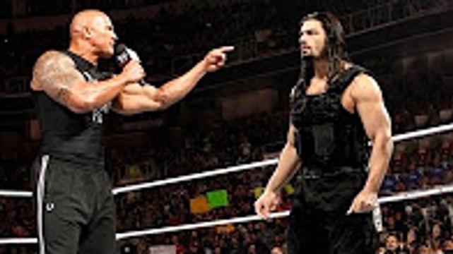 WWE RAW Roman Reigns attack his Cousin The Rock, Why? Wwe Raw 2016 Full HD This is impossible