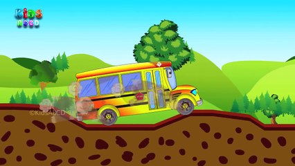 Bus | Car Wash | Kids Songs and Nursery Rhymes | baby videos