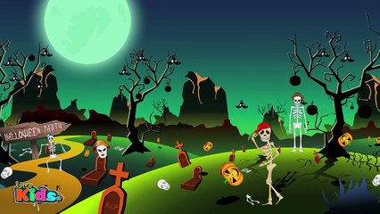 Skeleton Finger Family | Halloween Song | Scary Nursery Rhymes For Kids