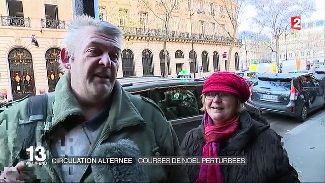 Circulation alternée : courses de Noël perturbées