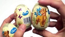 3 Lion King Kinder Surprise Chocolate Egg Unboxing toys - Lababymusica