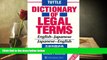 PDF [FREE] DOWNLOAD  Tuttle Dictionary of Legal Terms English Japanese and Japanese English