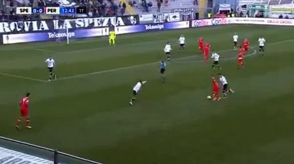 Samuel Di Carmine Goal -  Spezia vs Perugia 0-1 - 17.12.2016 [HD]