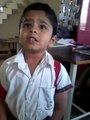 Cute answer to teacher for coming late with cute reason - by sweet Indian boy child