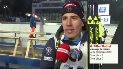 Download Video: Biathlon - CdM (H) - Nove Mesto : Quentin Fillon Maillet «La petite vengeance de Ruhpolding»