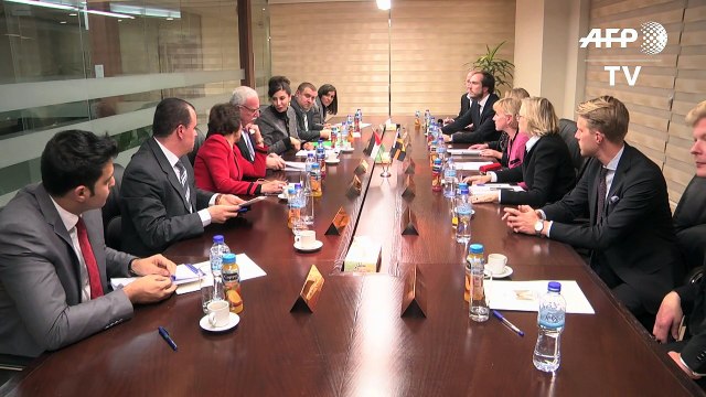 Swedish FM reiterates support to two-state solution in Ramallah