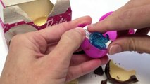 Barbie Surprise Eggs Unboxing Mattel Chocolate Eggs Surprise Toys