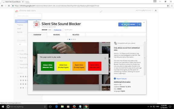Control Website Sound in Google Chrome with Site Sound Blocker