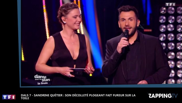 DALS 7 – Sandrine Quétier : Son décolleté plongeant fait fureur sur les réseaux sociaux