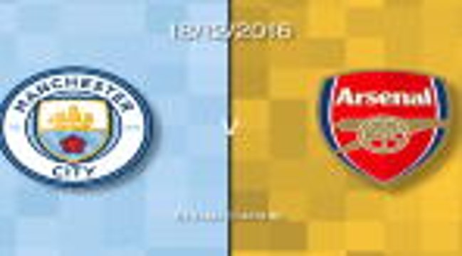 Manchester City v Arsenal in words and numbers