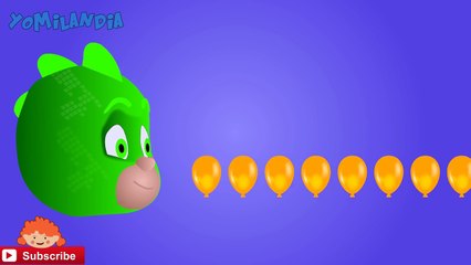 Pj masks heroes en pijamas Five little monkeys jumping on the bed in spanish # 3
