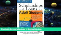 BEST PDF  Scholarships   Loans for Adult Students (Scholarships and Loans for Adult Students) BOOK