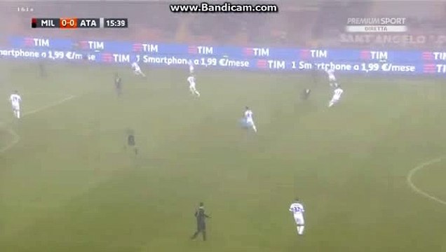 1-0 Gianluca Lapadula Amazing Goal HD - AC Milan 1 - 0 Atalanta 17.12.2016