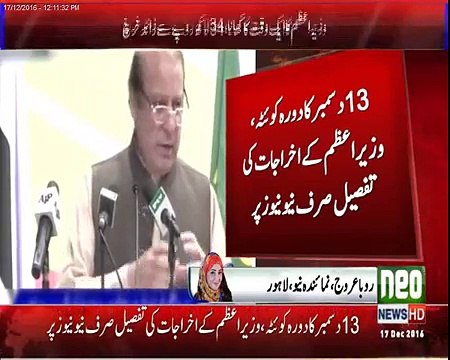 PM Nawaz Sharif Ne Kitna Kharcha Kardiya Ek Din Main? Neo Tv