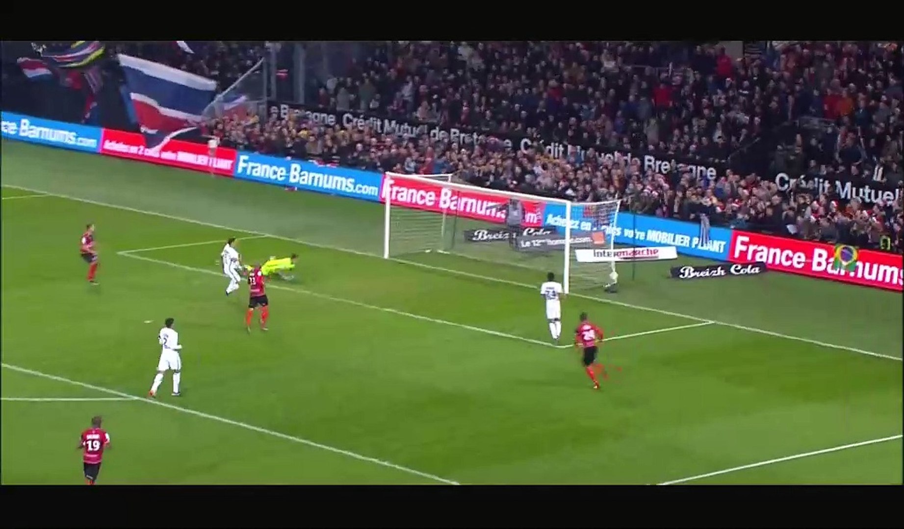 Nill De Pauw Goal HD - Guingamp 2-0 PSG - 17.12.2016