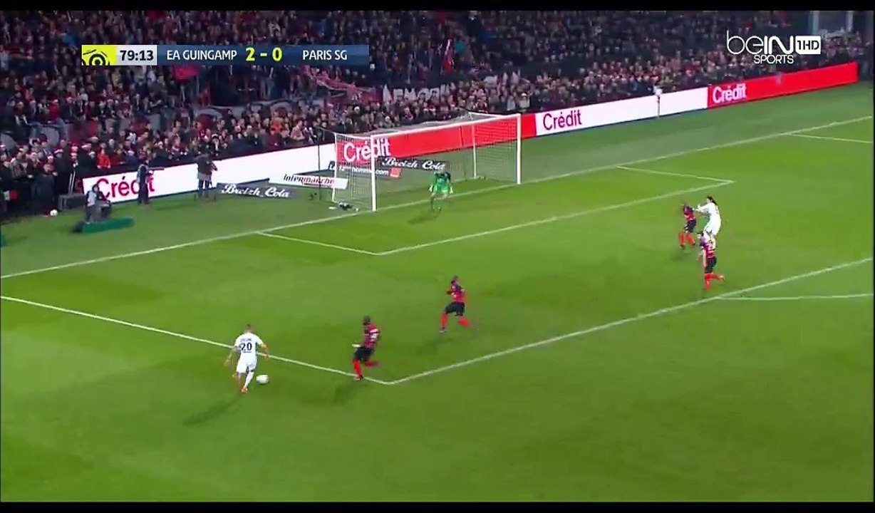 Edinson Cavani Goal HD - Guingamp 2-1 PSG - 17.12.2016
