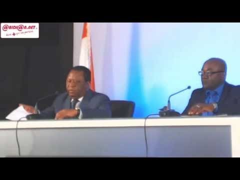 Proclamation des résultats provisoires du référendum par Youssouf Bakayoko président de la CEI