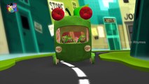 Batman and Hulk Singing Wheels On The Bus | Nursery Rhymes Collection | Cartoon Rhymes