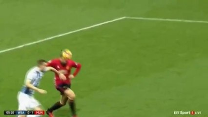 Goal Ibrahimovic  - Wba 0-1 Man Utd 17.12.2016