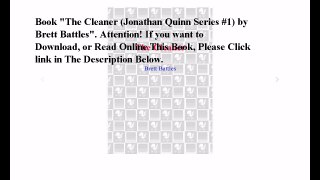 Download The Cleaner (Jonathan Quinn Series #1) ebook PDF