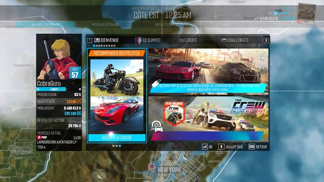 [vf] The Crew Wild Run : nouvelle mission Infraction & lvling 50-60 1ère partie