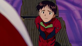 Shinji Ikari in Asuka's Plugsuit