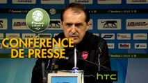 Conférence de presse AJ Auxerre - Valenciennes FC (1-1) : Cédric DAURY (AJA) - Faruk HADZIBEGIC (VAFC) - 2016/2017