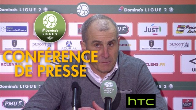 Conférence de presse RC Lens - Gazélec FC Ajaccio (2-1) : Alain CASANOVA (RCL) - Jean-Luc VANNUCHI (GFCA) - 2016/2017