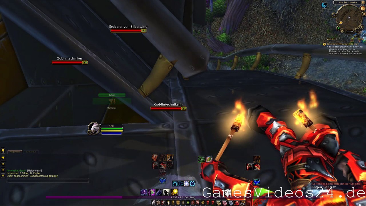 World of Warcraft Quest: Bombenlieferung gefällig?