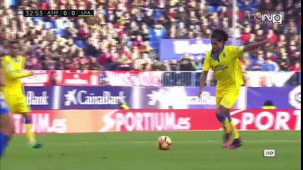 all goal Atletico Madrid 1-0 Las Palmas
