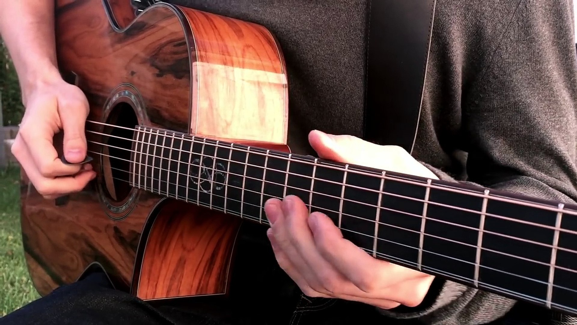 Comfortably Numb Solo Pink Floyd Acoustic Guitar Cover Video