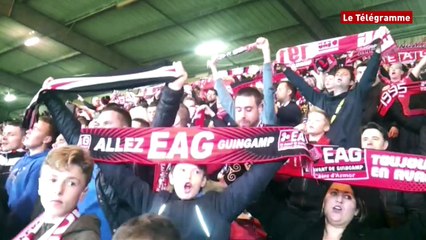 Guingamp - PSG. La joie dans les tribunes de Roudourou (Le Télégramme)
