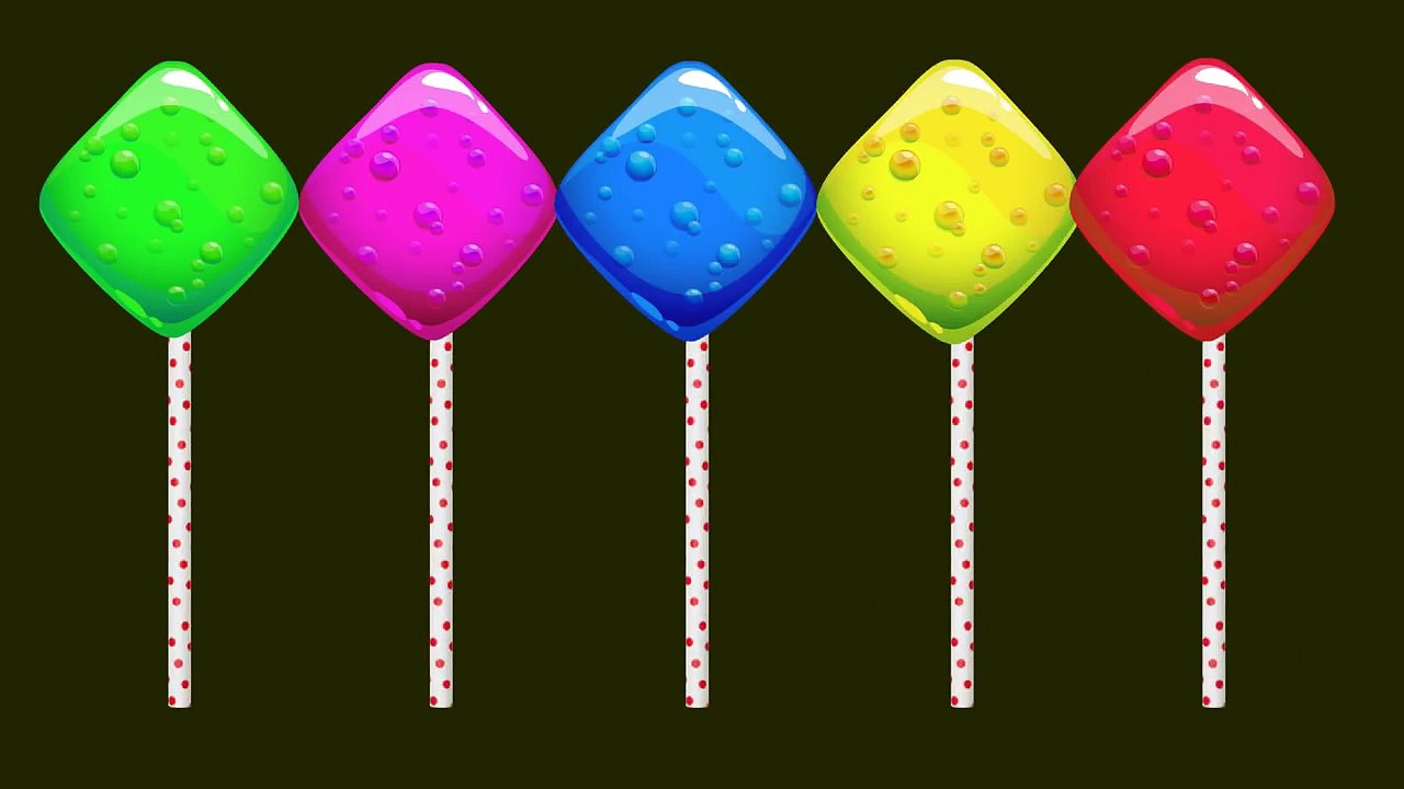 Diamond Candy Daddy Finger Song Lollipops Finger Family Nursery Rhyme