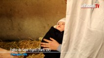 Crèche vivante à Paris : le petit Jésus s'appelle Joseph