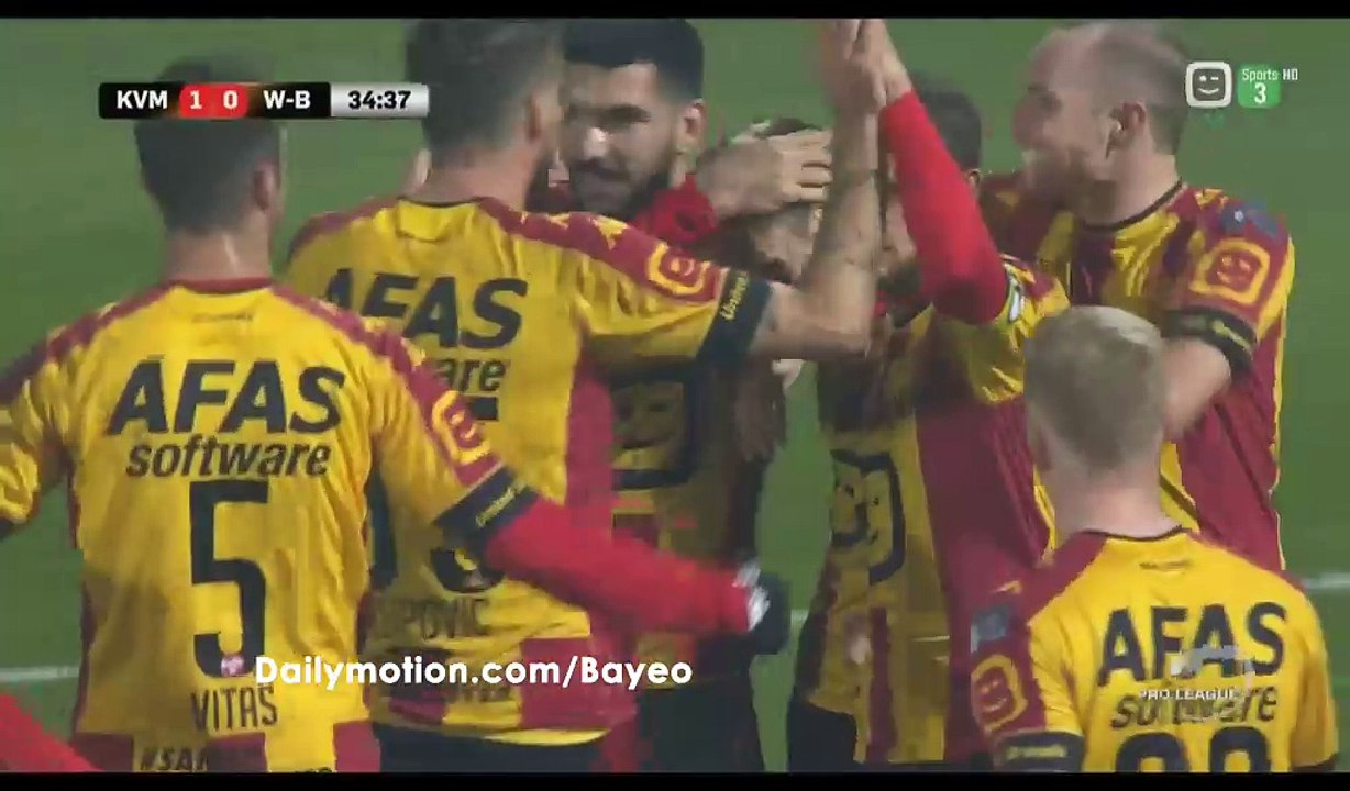 Nils Schouterden Goal HD - KV Mechelen 1-0 Waasland-Beveren - 17.12.2016