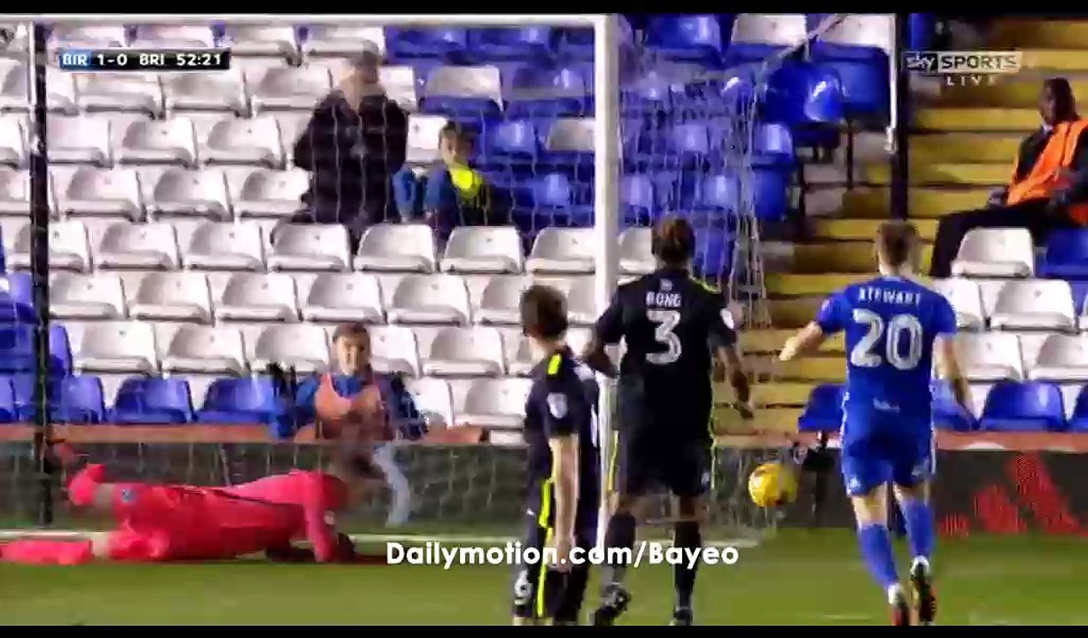All Goals & Highlights HD - Birmingham 1-2 Brighton - 17.12.2016