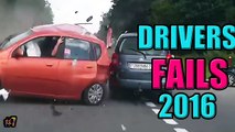 Ultimate Retarded Drivers Fails 2016 caught on dashcam. December Crazy Fails