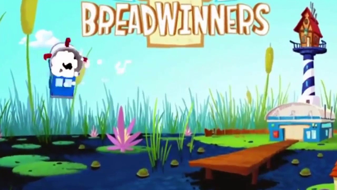 BreadWinners cartoon & game pondgeas got talent raging mole cartoon