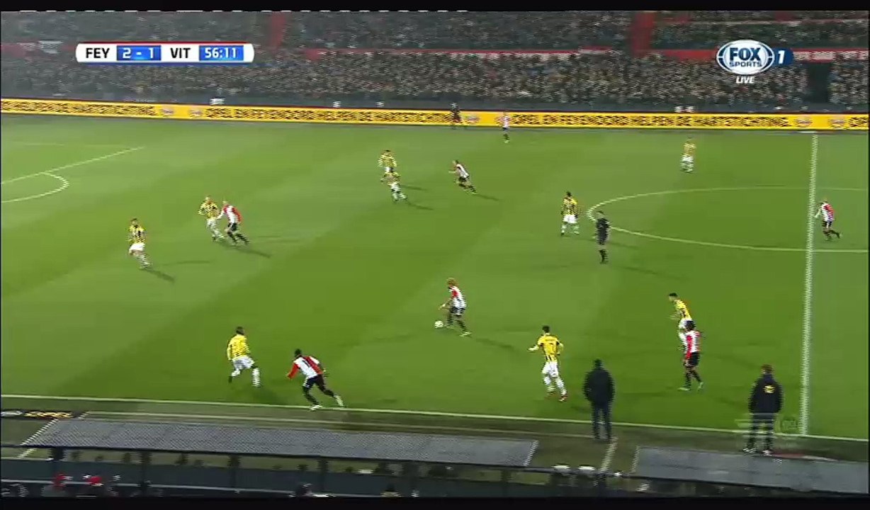 Steven Berghuis Goal HD - Feyenoord 3-1 Vitesse - 17.12.2016