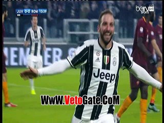 "هيجواين" يتقدم بالهدف الاول لـ يوفنتوس فى روما