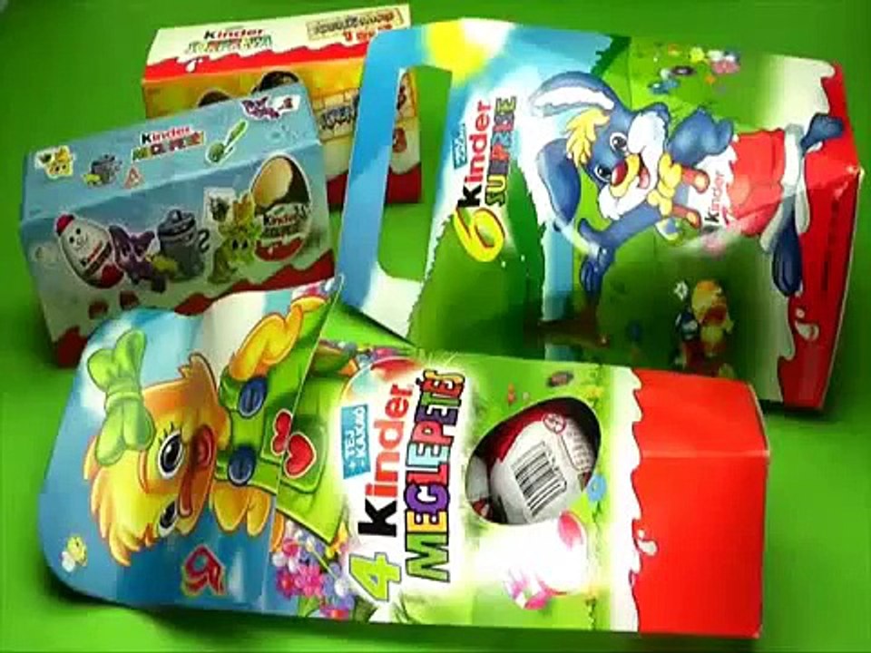 20 Surprise Eggs, Kinder Surprise Cars 2 Thomas Spongebob