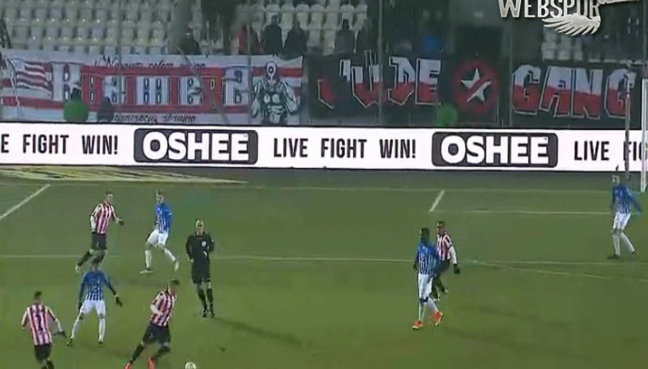 Budzinski  Goal HD - Cracovia	1-0	Lech Poznan 17.12.2016