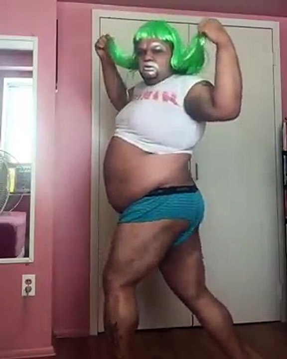 fat man home made dance