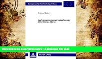 BEST PDF  Auftraggebergemeinschaften der Ã¶ffentlichen Hand (EuropÃ¤ische Hochschulschriften /