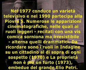 Orazio Orlando, sornione, elegante professionista in teatro, al cinema e in TV
